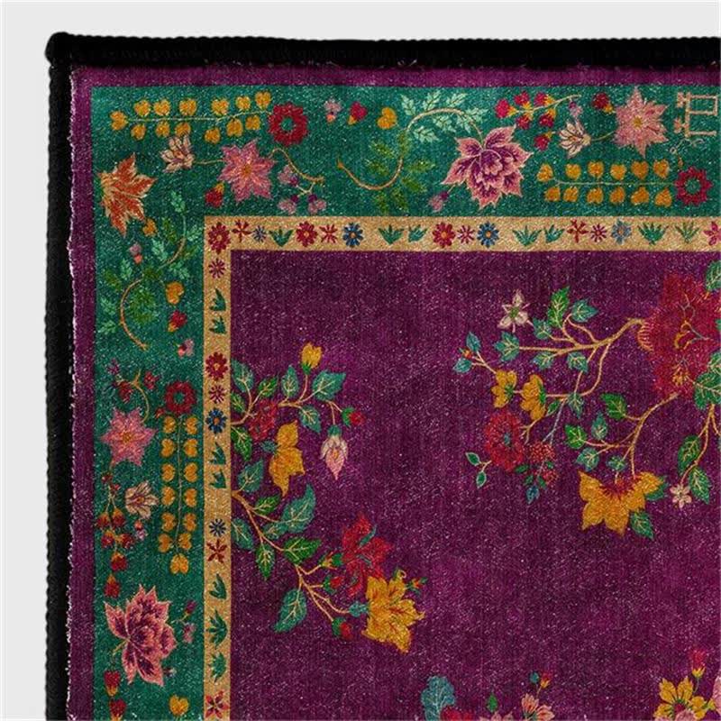 Vintage floral rug