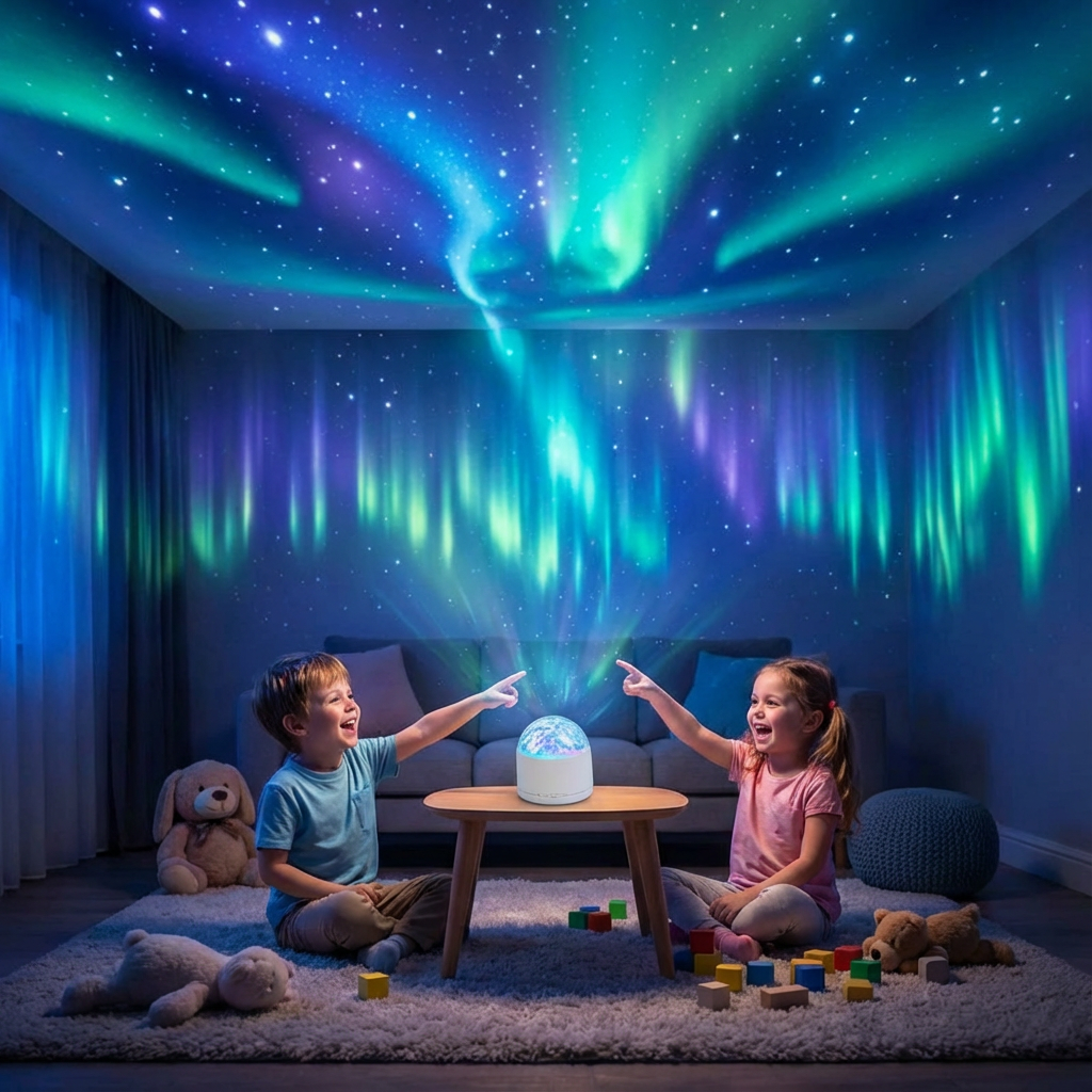 Projektor zorzy polarnej LED