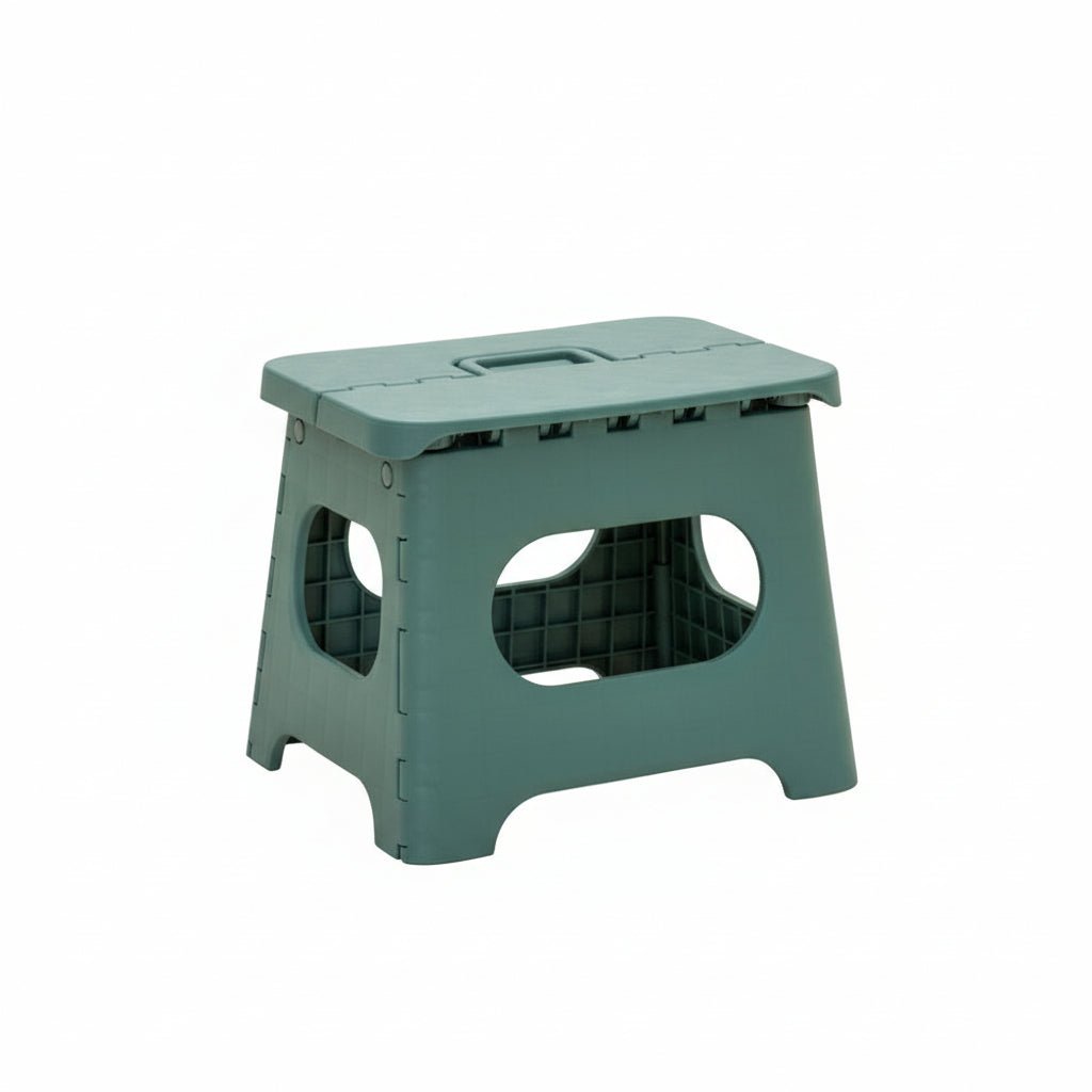 Folding stool with a handle