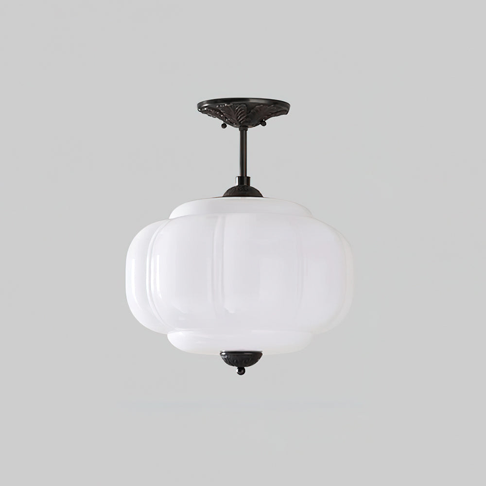 Ribbed ceiling lamp