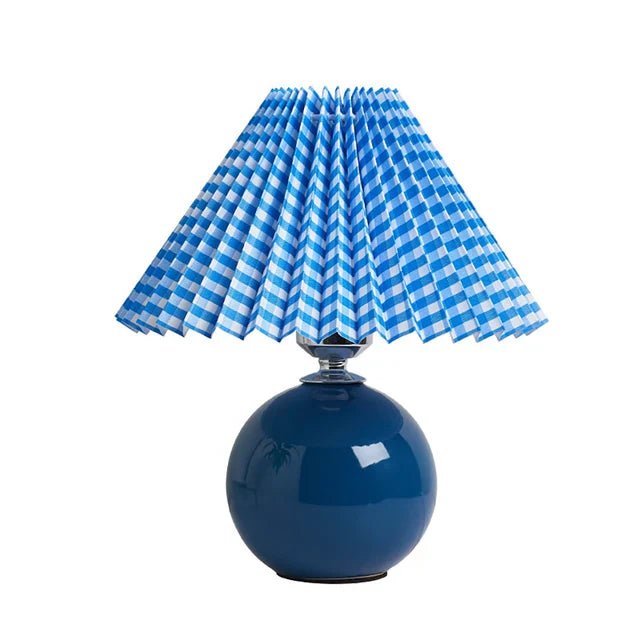 Lampa Stołowa z Tkaninowym Abażurem i Gwintem E27 do Sypialni i Salonu