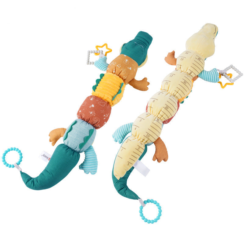 Crocodile sensoriel en peluche