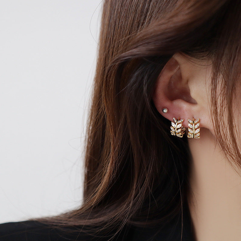 Boucles d’oreilles créoles en moissanite
