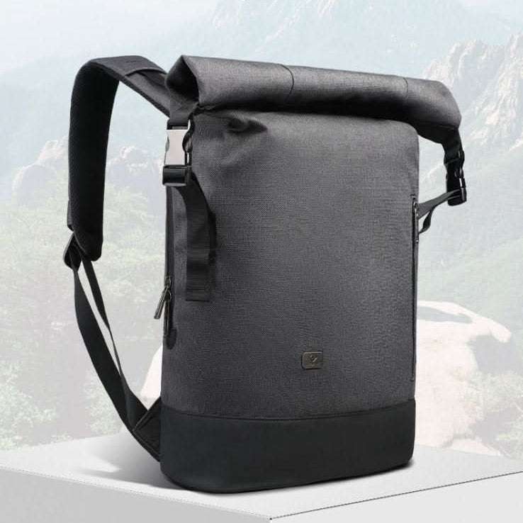 Plecak Rolltop z Portem USB i Przegrodą na Laptopa 15,6 Cala