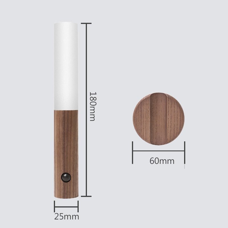 Lampka nocna LED z czujnikiem ruchu i ładowaniem USB do korytarzy i sypialni