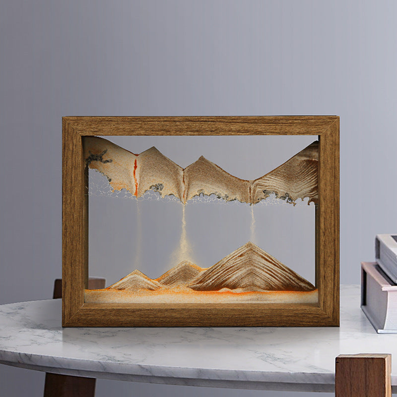Tableau 3D avec sable mouvant
