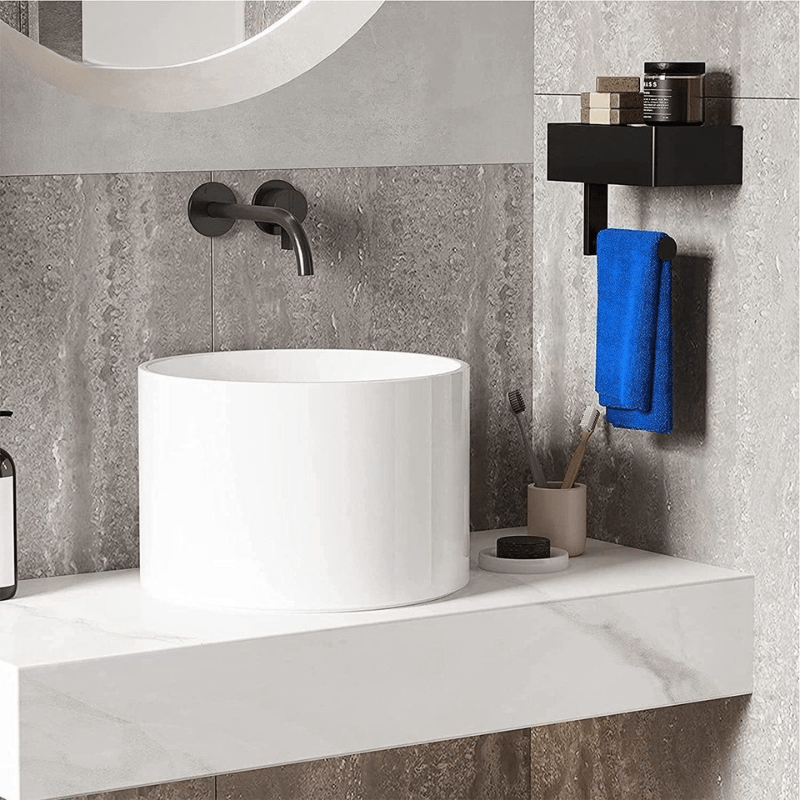 Porte-papier toilette avec étagère