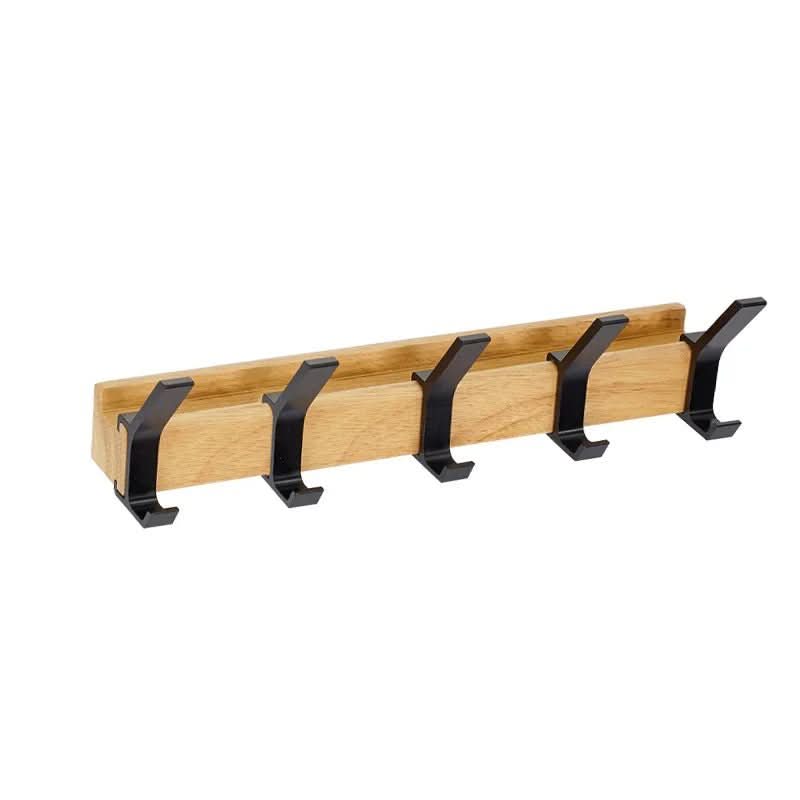 Patère murale en bois et aluminium