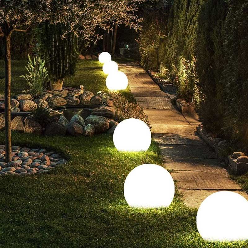 Kula LED RGB z Pilotem i Akumulatorem do Zastosowań Zewnętrznych