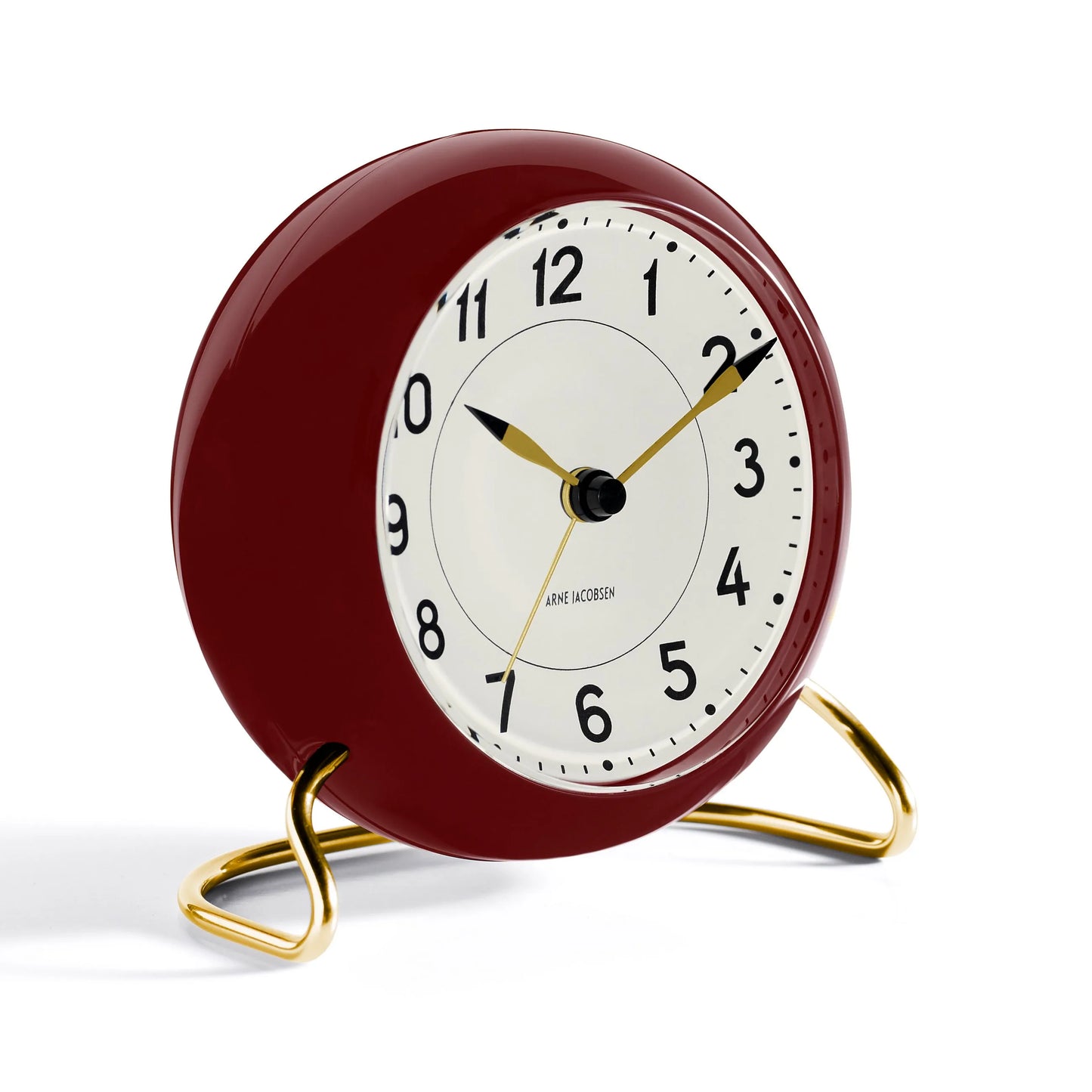 Table clock with an alarm and light