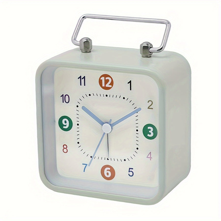 Digital alarm clock with a night light