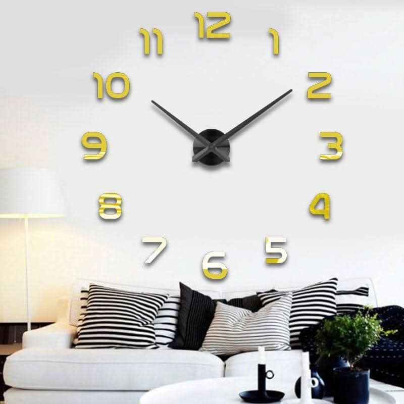 Horloge murale avec cadre en aluminium