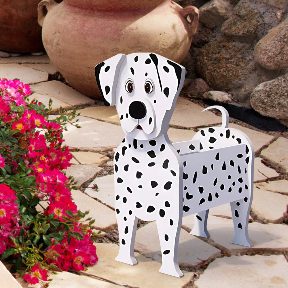 Jardinière en forme de dalmatien