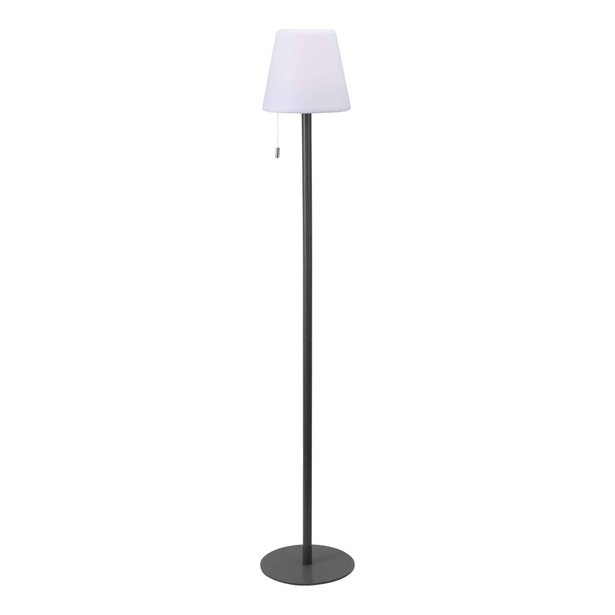 Kovová stojací lampa do obývacího pokoje