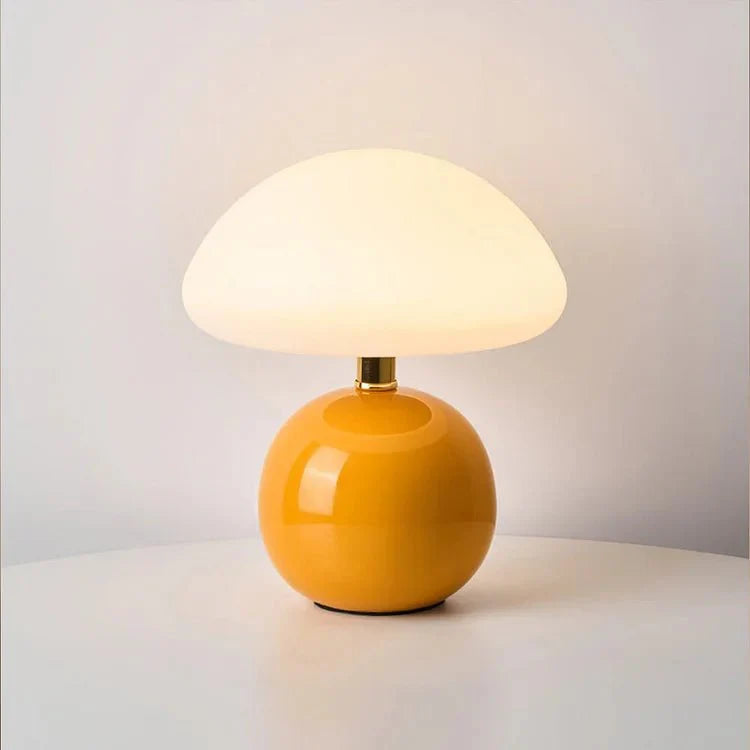 Lampa stołowa LED w kształcie grzyba z regulacją 3 barw światła i zasilaniem AC 220V
