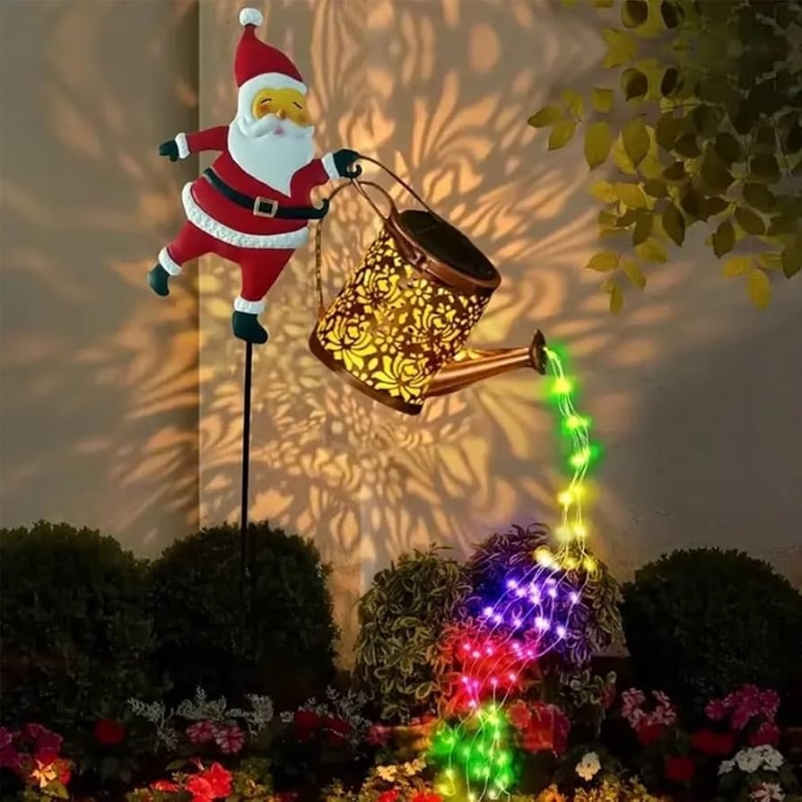 Solarowa lampa ogrodowa Mikołaj