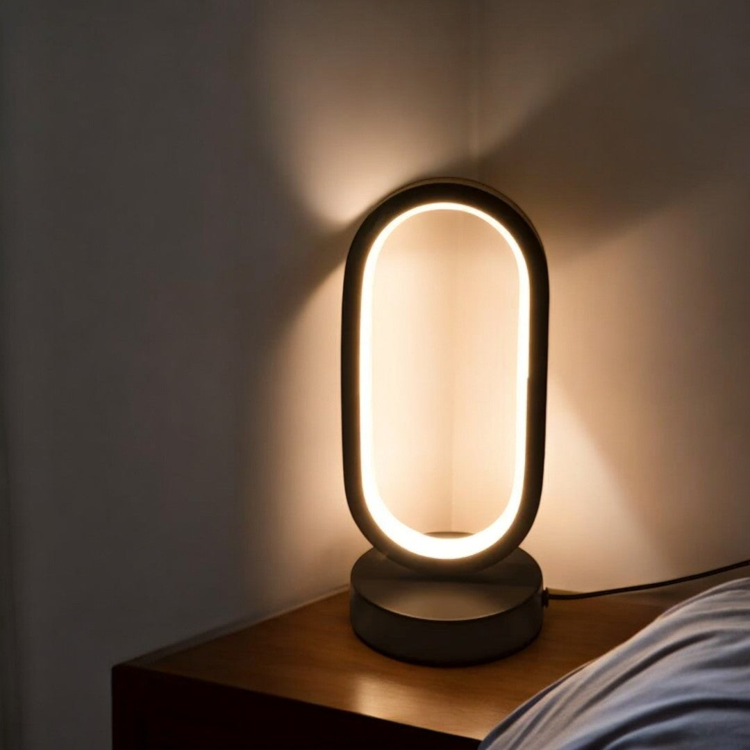 Lampe de table LED en forme de U