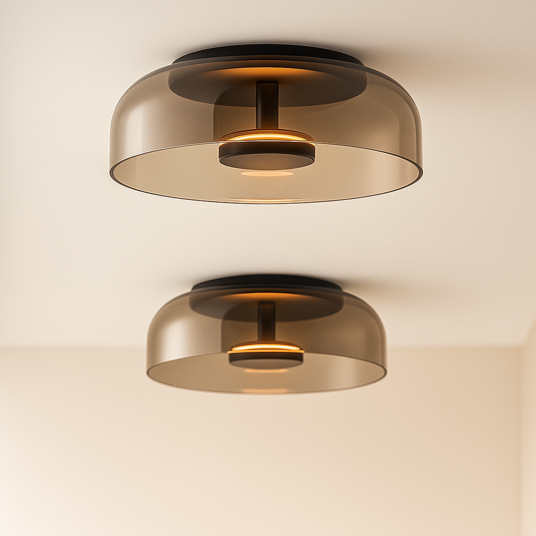 Glass LED ceiling light