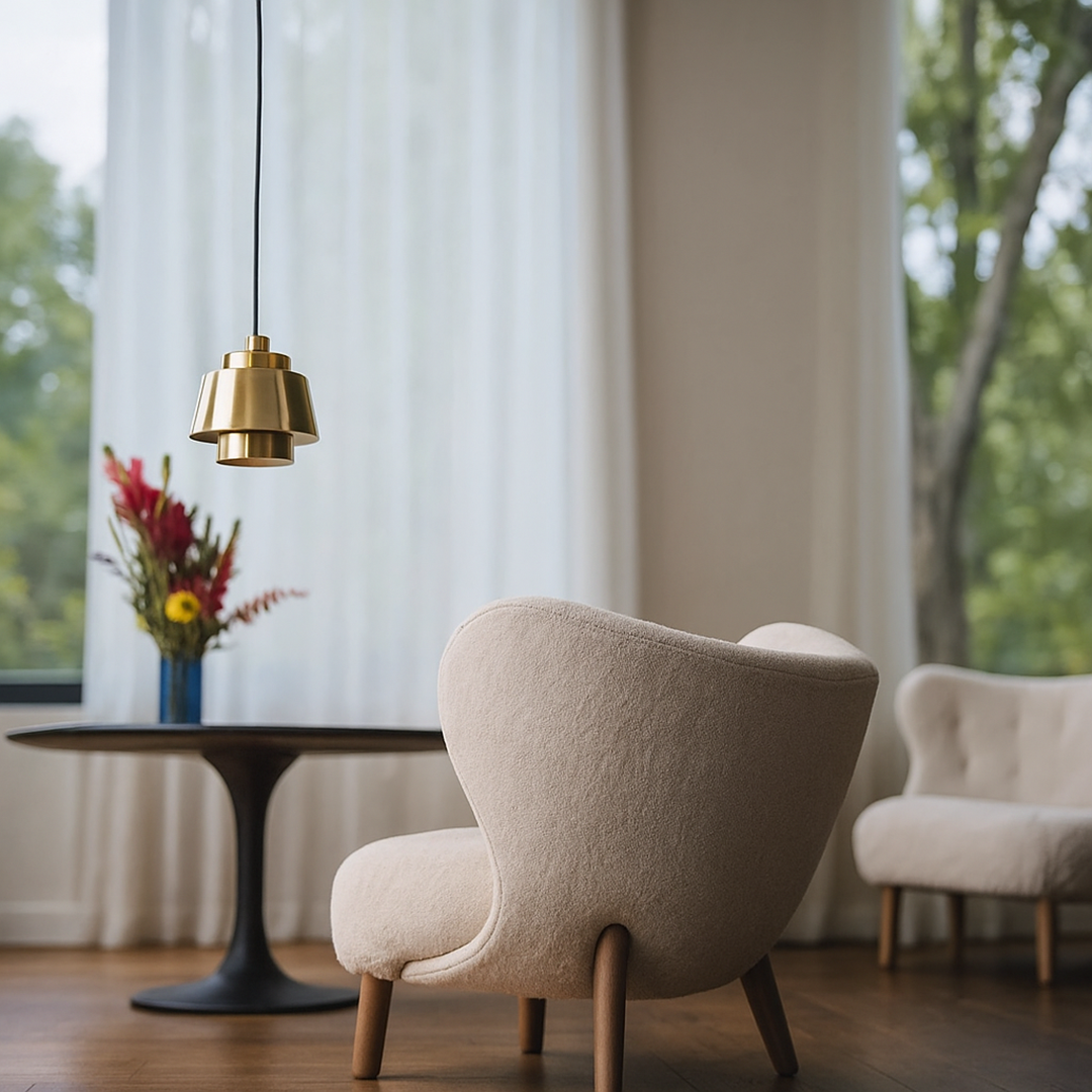 Lampa wisząca mosiężna