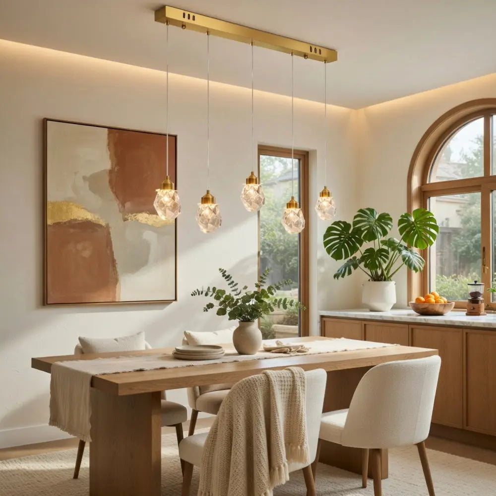 Glass pendant lamp