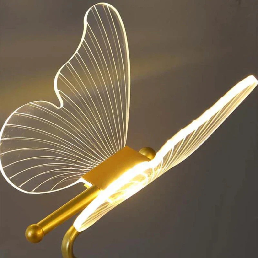 Lampe de table LED papillon