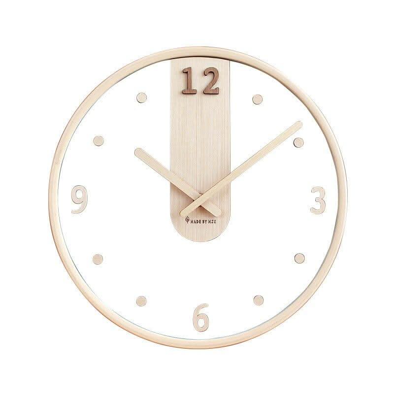 Horloge murale en métal et verre