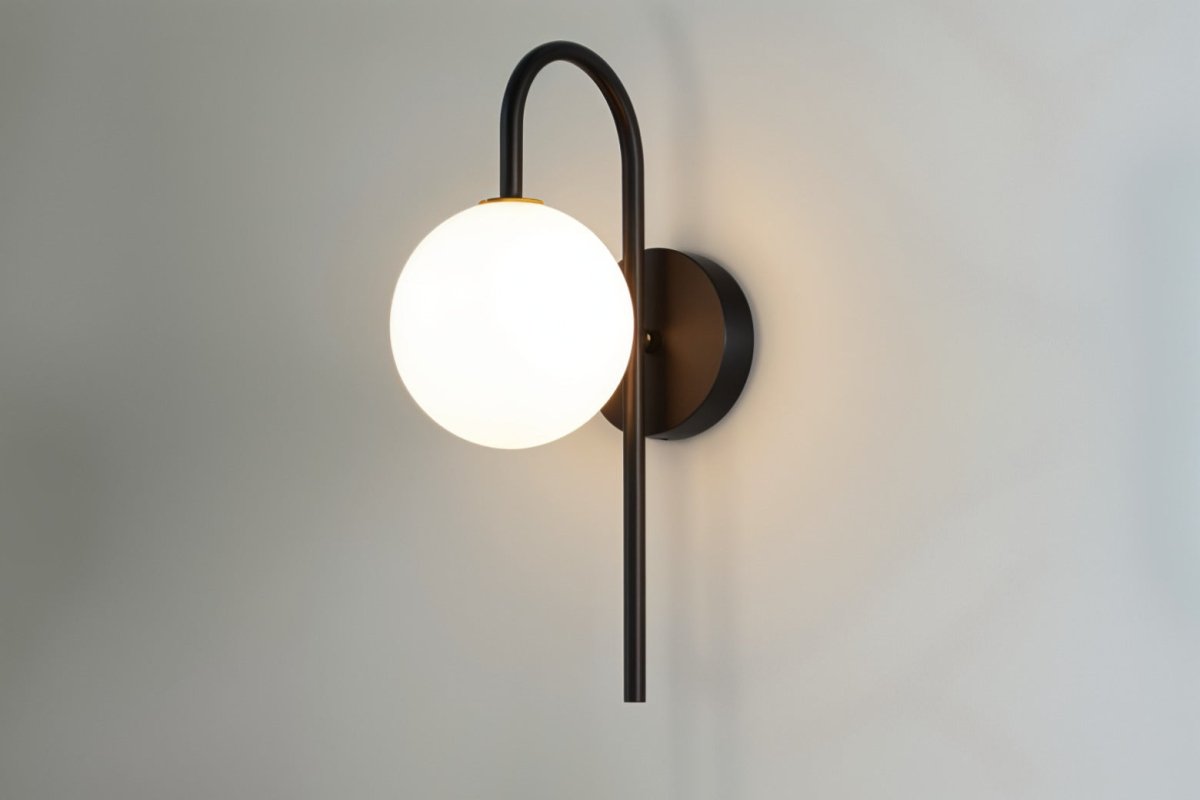 Ścienna lampa LED G9 9W przewodowa z metalu i szkła do oświetlenia wnętrz