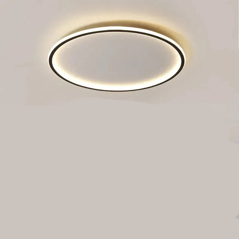 Plafonnier LED rond et plat