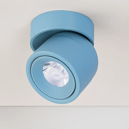 Rotating LED ceiling spotlight