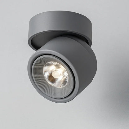 Rotating LED ceiling spotlight