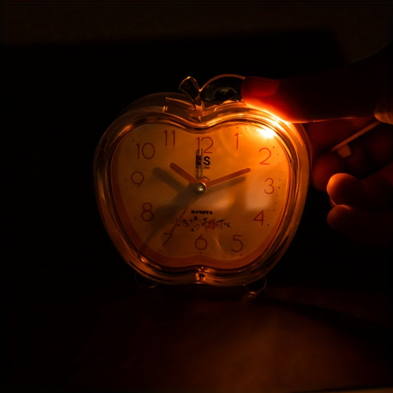 Travel alarm clock with night light