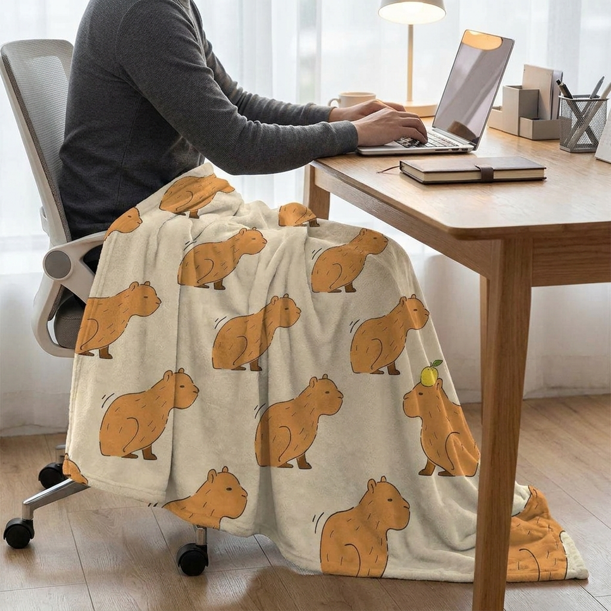 Flanelová deka s kapybarou
