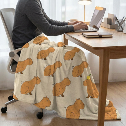 Flanelová deka s kapybarou
