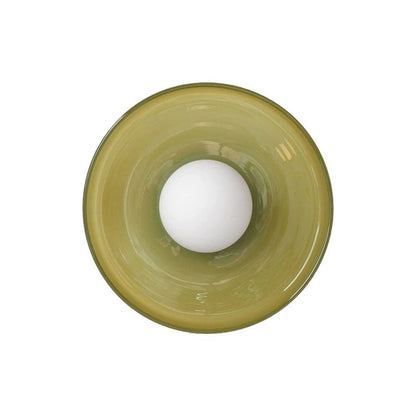 Lampa sufitowa okrągła G9 ze szkła i metalu do kuchni i salonu 220–240V