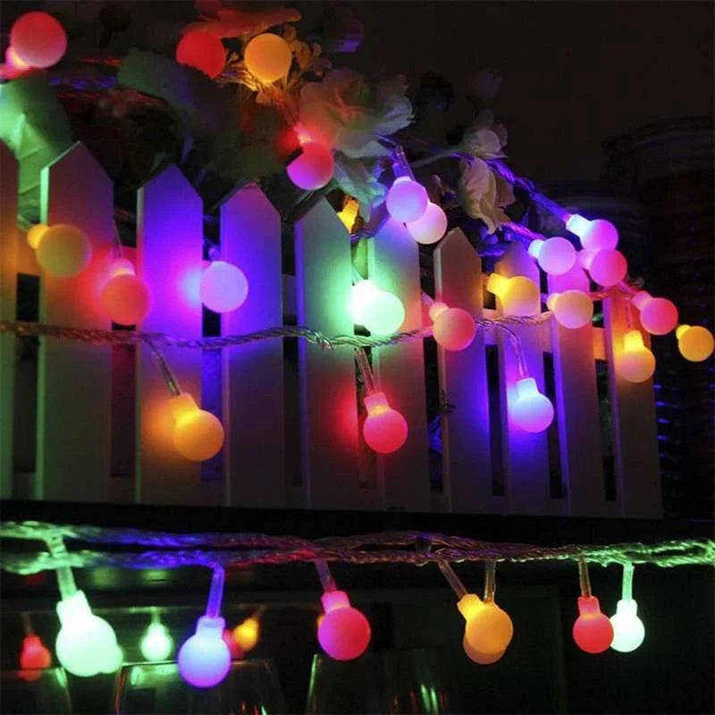 Solar LED garden string lights