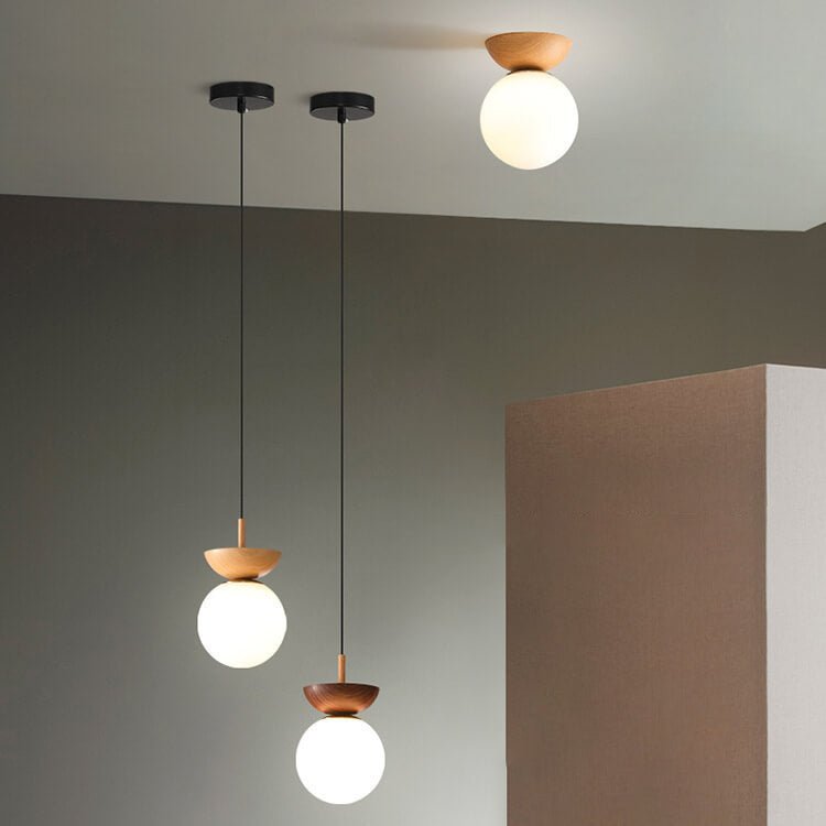 Lampa wisząca LED z 3 trybami światła i przełącznikiem ściennym