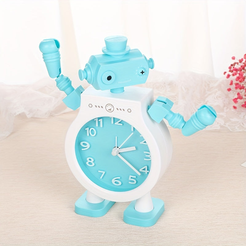Budzik robot z cichym alarmem