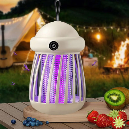 Lampa UV na Komary z Siatką Elektryczną 3000V i Ładowaniem USB