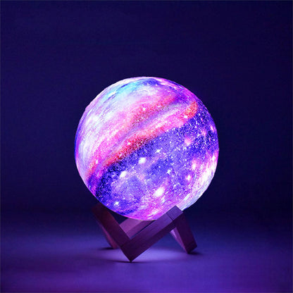 3D měsíční lampička Galaxie