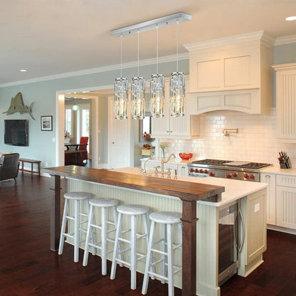 Crystal pendant lamp