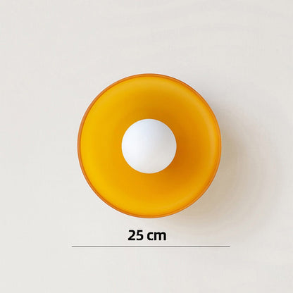 Lampa sufitowa okrągła G9 ze szkła i metalu do kuchni i salonu 220–240V