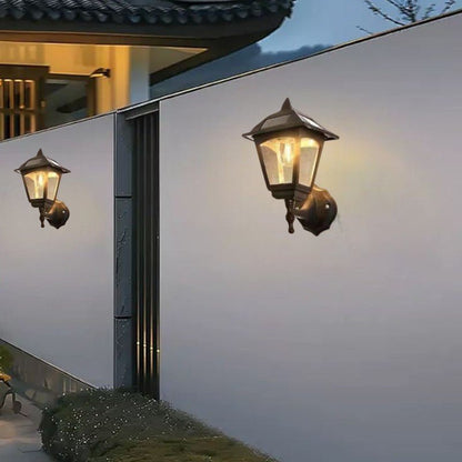 Lampa ścienna solarna LED bezprzewodowa z gwintem E27 do oświetlenia zewnętrznego