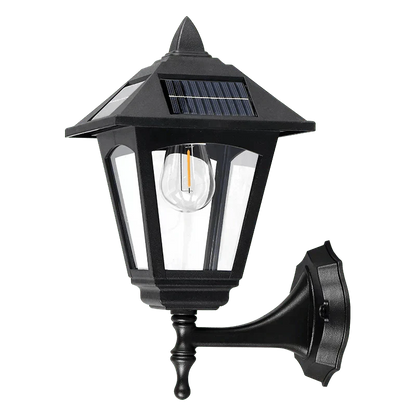 Lampa ścienna solarna LED bezprzewodowa z gwintem E27 do oświetlenia zewnętrznego