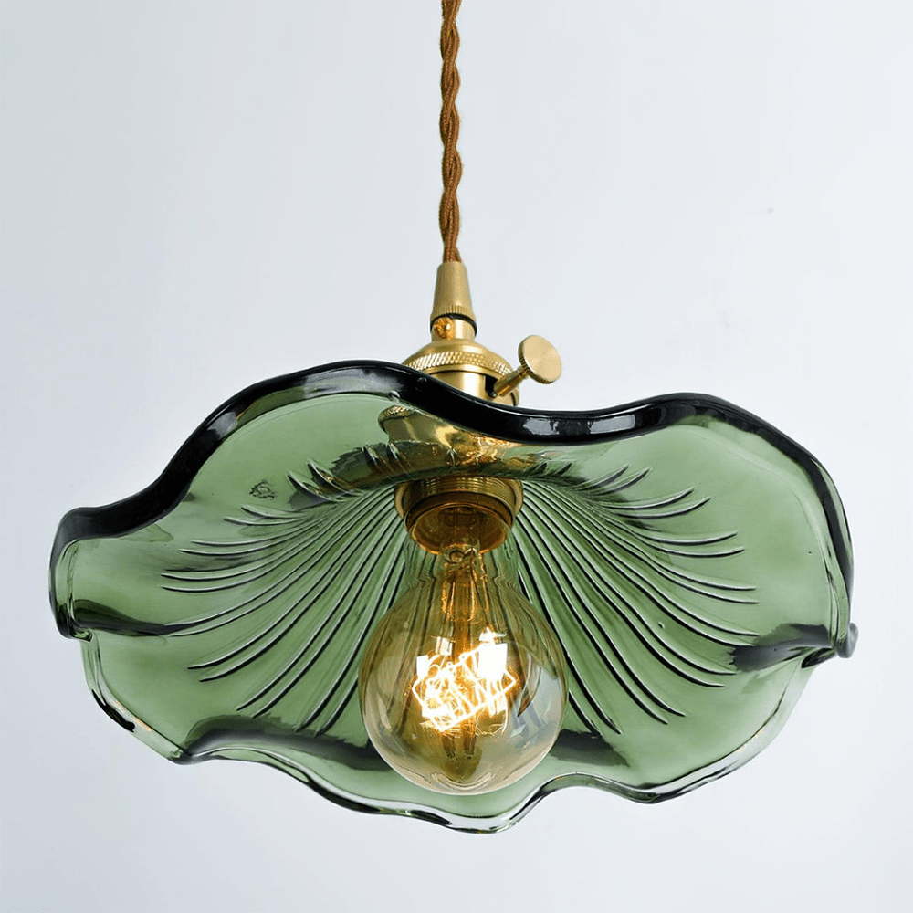 Lampe suspendue en forme de fleur