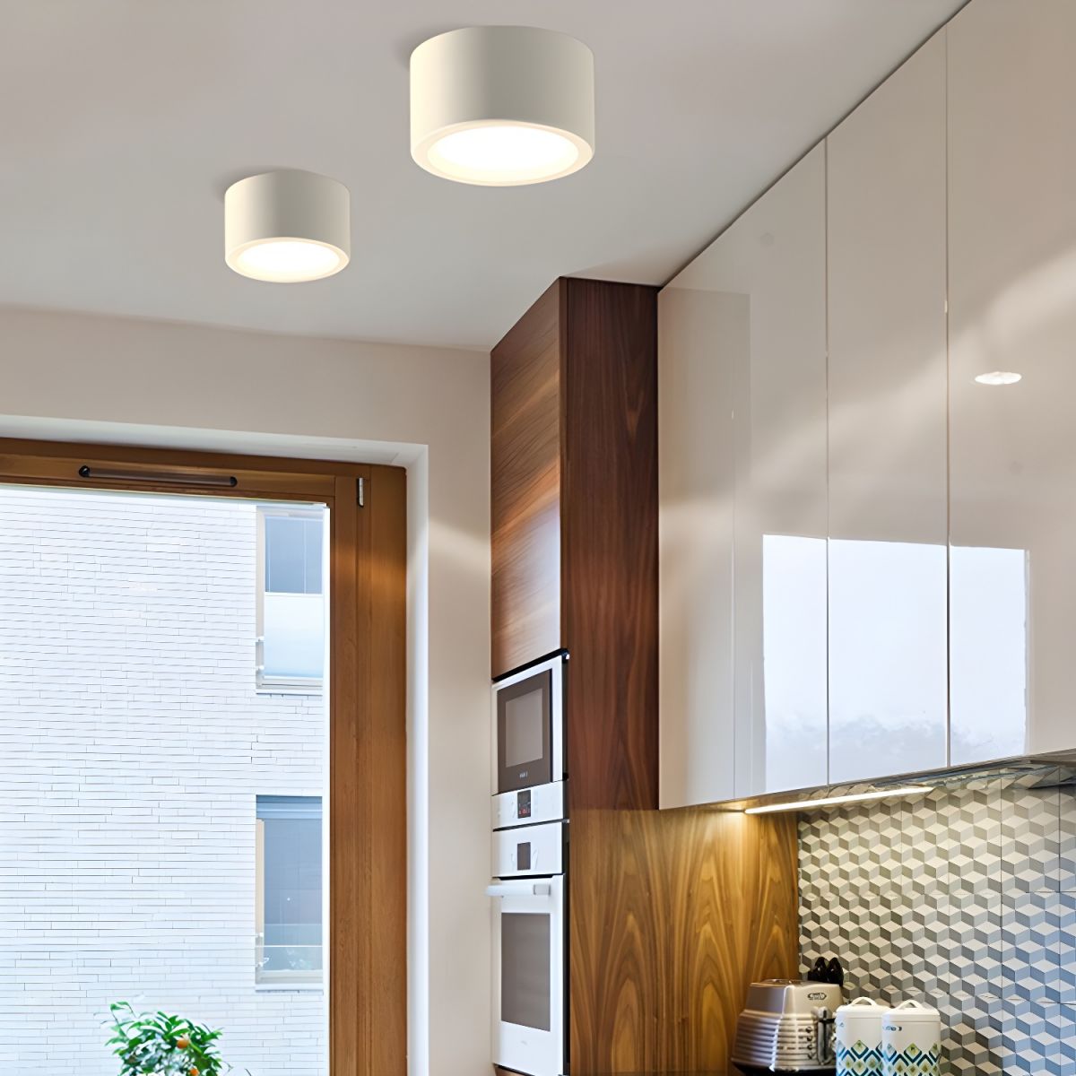 Cylindryczna lampa sufitowa LED