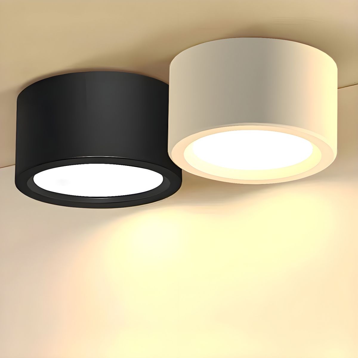 Cylindryczna lampa sufitowa LED