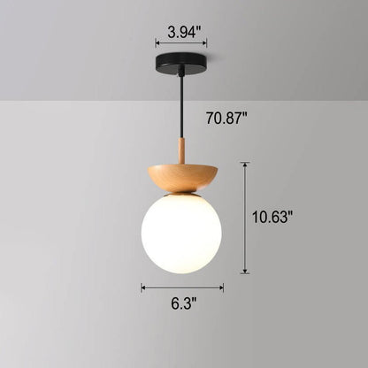 Lampa wisząca LED z 3 trybami światła i przełącznikiem ściennym