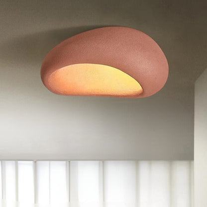 Lampa sufitowa LED z żywicy i metalu, ciepłe światło 3000K, do wnętrz mieszkalnych