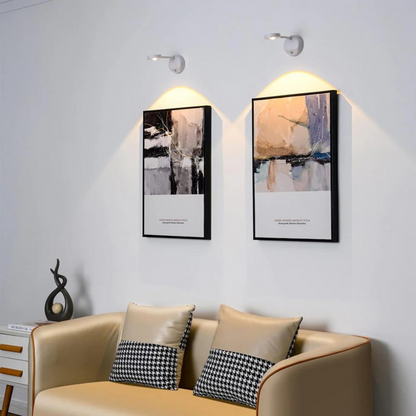 LED wall light with motion sensor