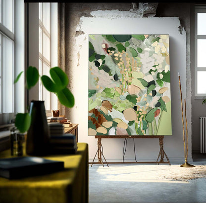 Floral bouquet canvas print